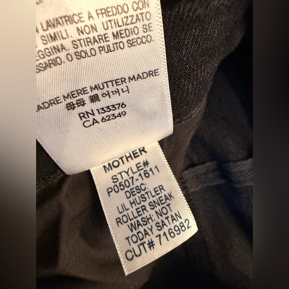 MOTHER PETITES The Lil Hustler Roller Sneak in Not Today Satan - Picture 8 of 9